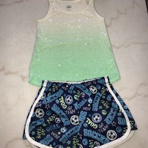 Justice soccer outfit